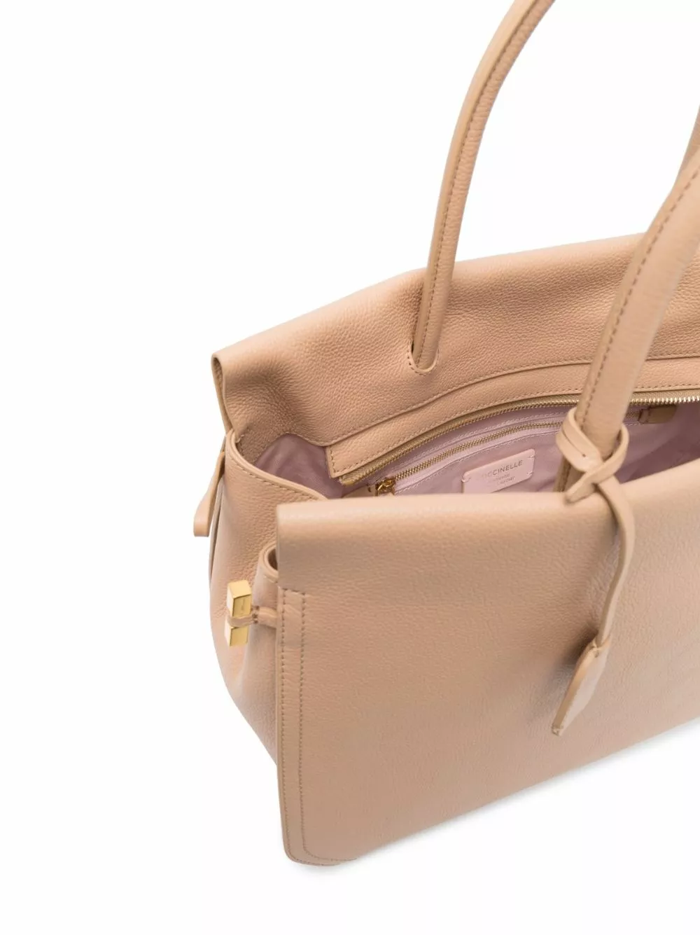 Donna Coccinelle Borsa Tote Blue Media In Pelle 7 Donna Coccinelle Borsa Tote Blue Media In Pelle - immagine 5