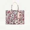 Coccinelle Never Without Bag Canvas Flower Print Multi Creamy Pink 2 Coccinelle Never Without Bag Canvas Flower Print Multi Creamy Pink -Coccinelle Negozio Di Vendita E1NGL180201 M23 0