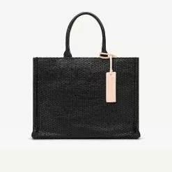 Coccinelle Never Without Bag Straw Mon Nero