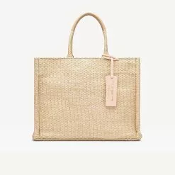 Coccinelle Never Without Bag Straw Mon Natural