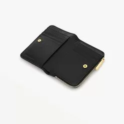 Coccinelle Portafoglio Metallic Soft Nero -Coccinelle Negozio Di Vendita MW511C1010012